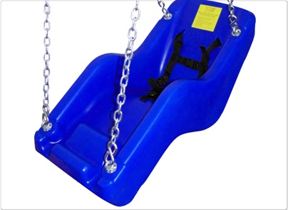 Two Bay ADA Compliant Wheelchair Swing Set with Swings Picture